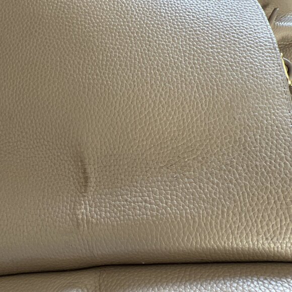 Draper James Crosby Pebbled Leather Backpack Light Taupe - Picture 8 of 11